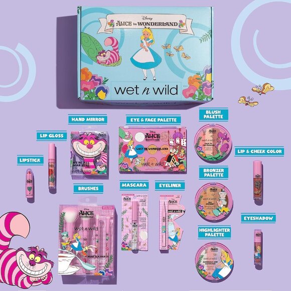Wet N Wild Alice In Wonderland Limited Edition Pr Box - Makeup Set - Picture 3 of 15
